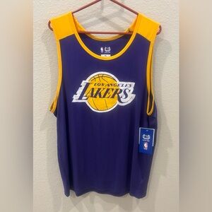 Ultra Game -The Warm Up Tank Top LA Lakers Size: XL